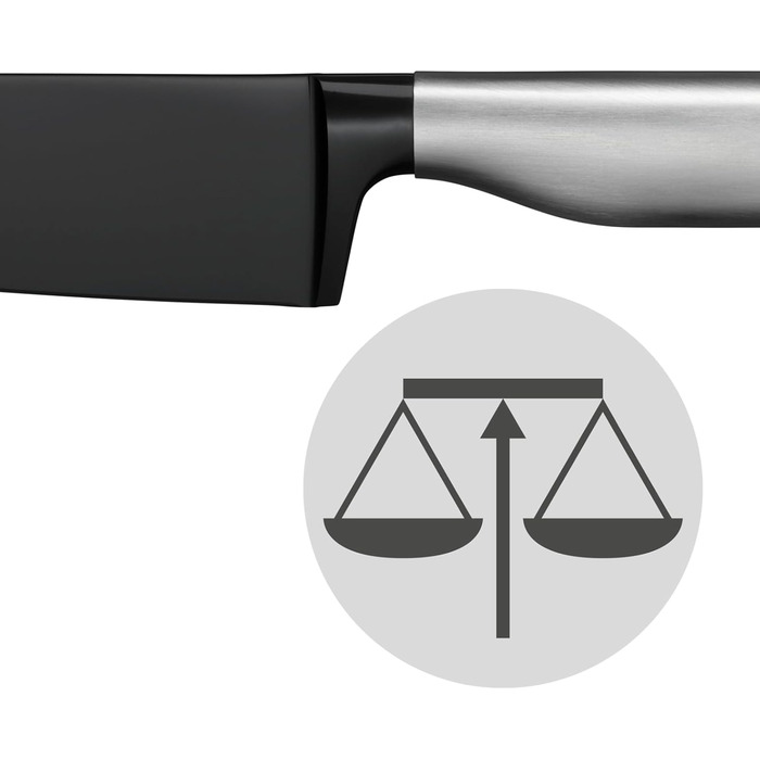 Ніж кухарський 20 см, чорний Ultimate WMF