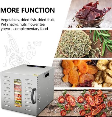 Дегідратор на 10 полиць, 1 кВт Kwasyo