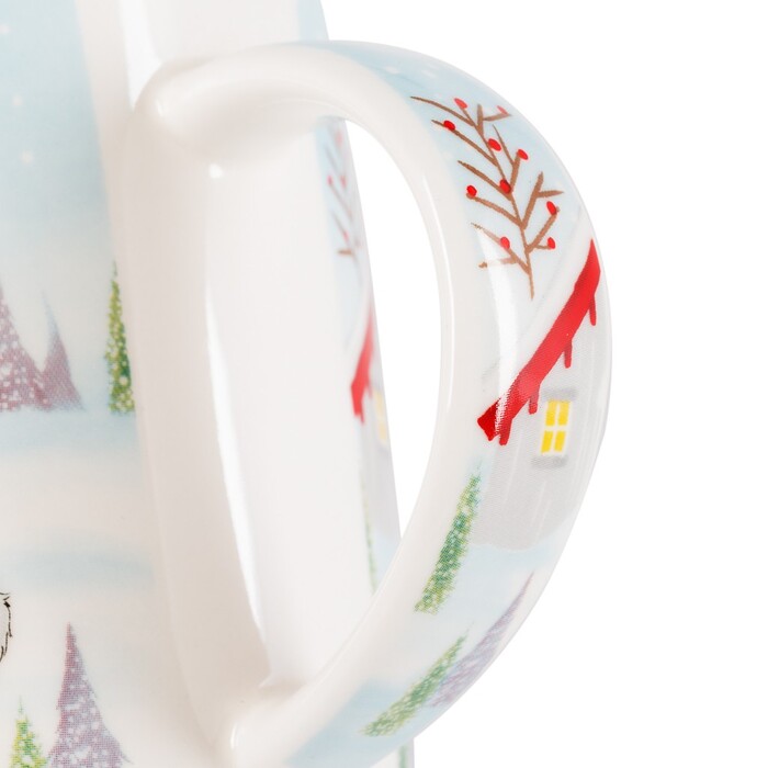 Кружка Fissman 350 мл в подарунковій упаковці порцеляна (14042)