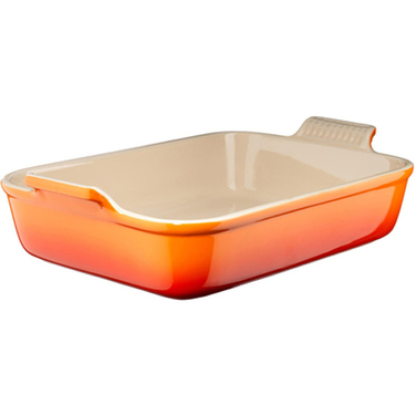 Блюдо прямокутне 32 см, помаранчеве Le Creuset