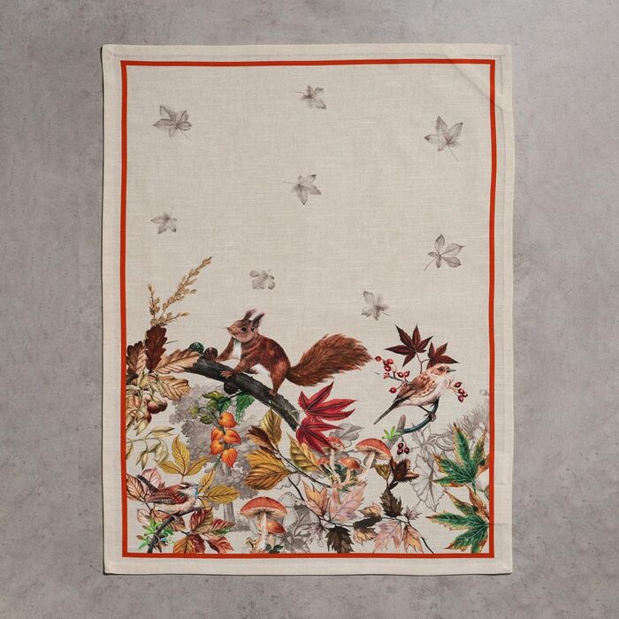 Набір з 3 багатоцільових кухонних рушників Maison d&39 Hermine Сільське Різдво зі 100 бавовни Барні рушники День подяки/Різдво (50 см x 70 см) (12 - Recolte)