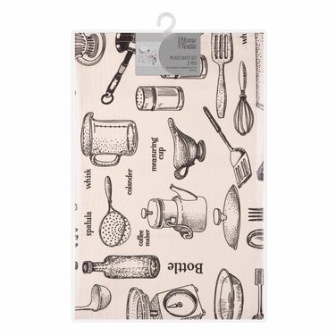 ARDESTO Набір серветок сервірувальних Kitchen, 30х45см, 2шт, 90% поліестер, 10% бавовна