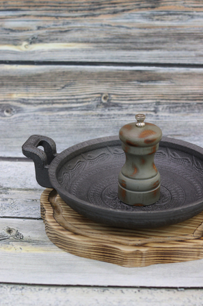 Млин для солі та перцю, 10 см, дерев'яний вінтаж, GenWare