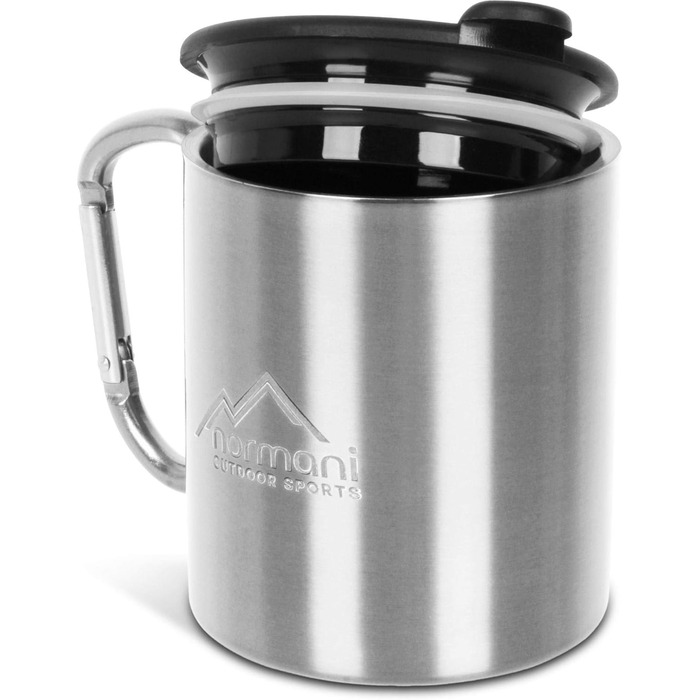 Набір похідного посуду для військових, 6 предметів, металік Normani