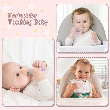 Набір силкіконових ніблерів для дітей та формочки для морозива btrfe