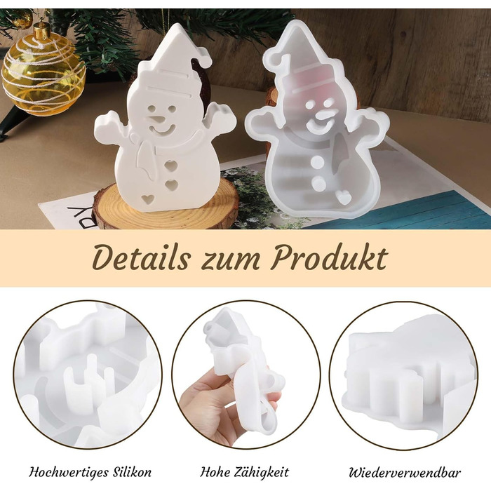 И силіконова форма ялинка ялинка форми для лиття силіконова гіпсова форма для лиття свічок форми для лиття різдвяні силіконові форми ялинка своїми руками (Q), 3 шт.