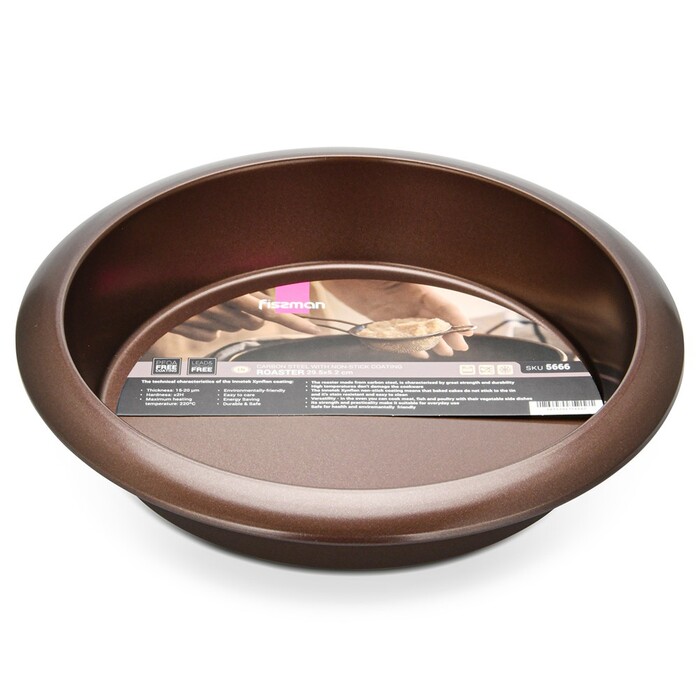 Форма для випічки Fissman кругла 29,5х5,2 см (5666)