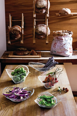 Блюдо 26х7х26 см металлик Trinity Alessi