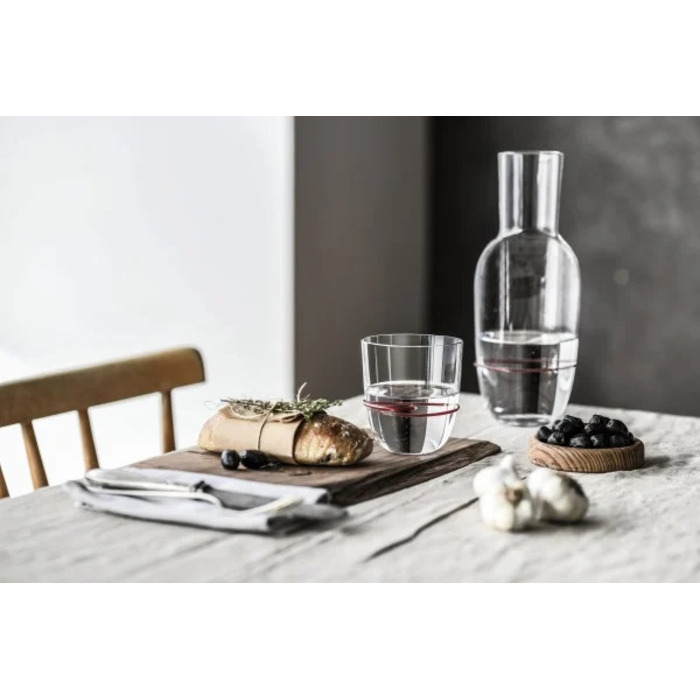 Графин для воды, красный Aura Zwiesel Glas