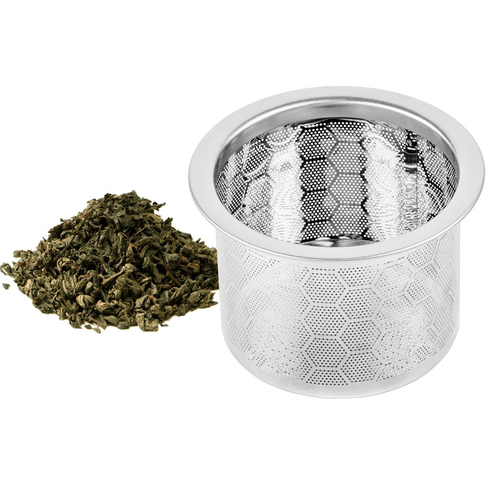 CATLER Електрочайник 0.6л, Strix, заварник, нерж. сталь, підтримка температури, сенс. керув., білий