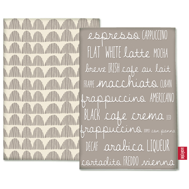 Набор полотенец кухонных CreativeTops Coffee, 2 шт., 50 х 70 см