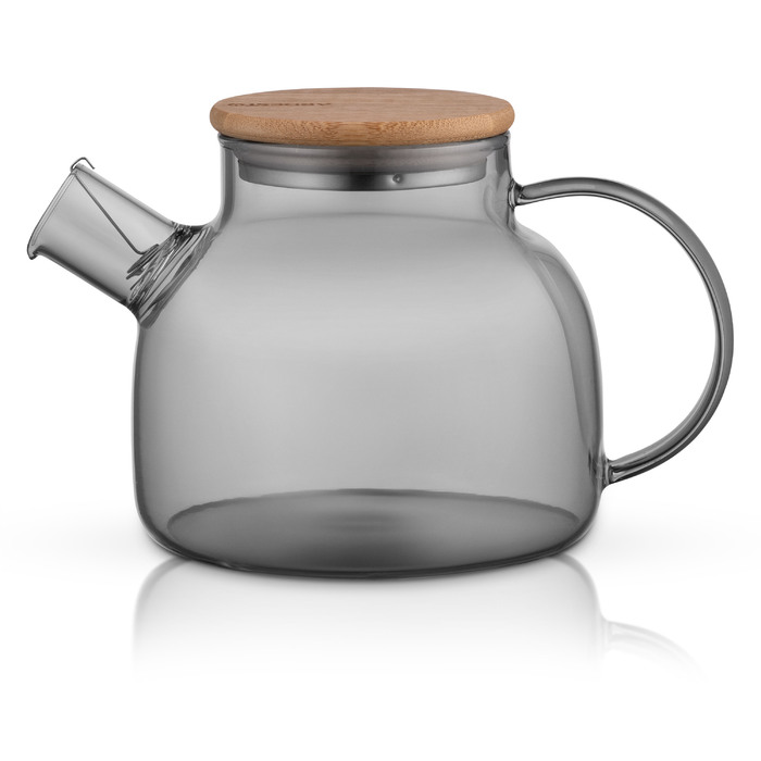 Чайник ARDESTO Iceberg, 1000мл, боросиликатное стекло, бамбук, сырой