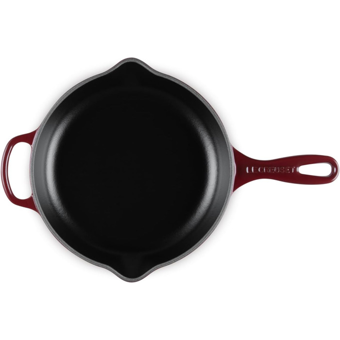 Сковорода 23 см чугунная, гранатовый Signature Le Creuset