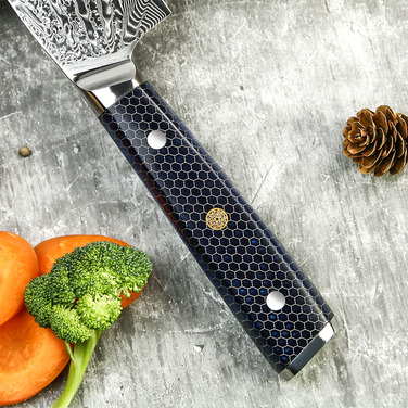 Профессиональный нож Santoku из дамасской стали GRILLI 777142 Код: 012315