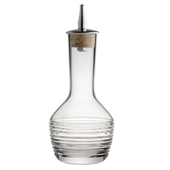 Пляшечка для біттерів 90 мл, 7 x 7 x 13 см, з горизонтальним візерунком, Urbanbar (Урбанбар)