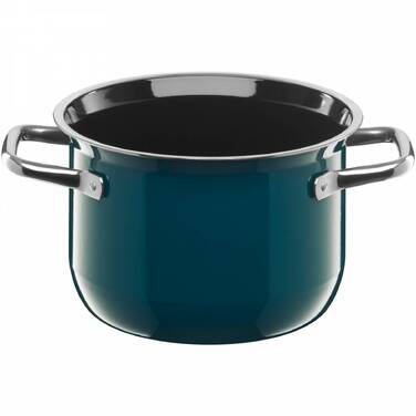 Каструля висока 18 см, зеленувато-синя Compact Silit