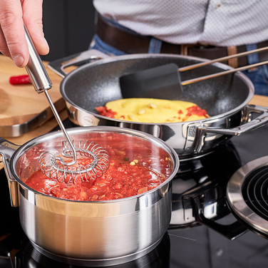 Лопатка силиконовая Rosle, черная, 26,5 см