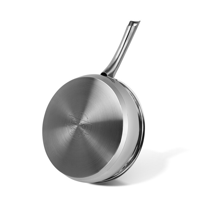 Сковорідка глибока Fissman 26x7 см ELIA з антипригарним покриттям нержавіюча сталь (5529)