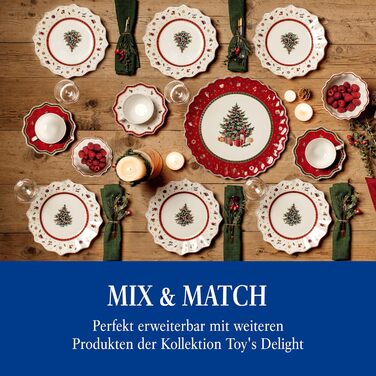 Різдвяний обідній сервіз на 4 персони, 12 предметів Toy's Delight Villeroy & Boch