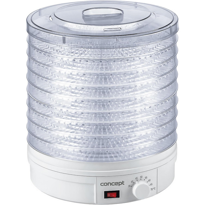 Дегідратор на 12 полиць, 800 Вт, білий SO-1020 Concept