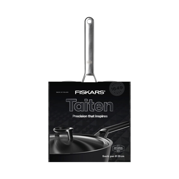 Сотейник з кришкою Fiskars Taiten OPTIHEAT 26 см (1066949)