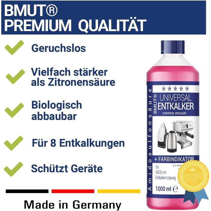 Універсальний засіб для видалення накипу 1 л BMUT