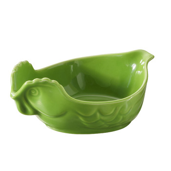 Блюдо для птицы Revol, зеленое, 0,2 л, 15 х 10 х 6 см