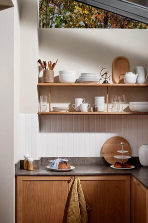 Тарелка овальная 27 см, белая Hammershøi Kähler