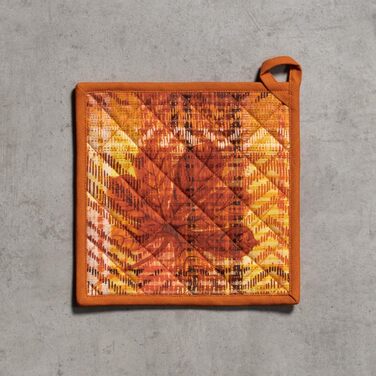 Рукавички для духовки Maison d&39 Hermine, Прихватки для каструль, 100 бавовна, термостійкі кухонні рукавички, рукавички для духовки (19 x 33 см) та прихватки для каструль (20 x 20 см) для приготування їжі, Morzine - Рукавички для духовки (19 x 33 см) та 