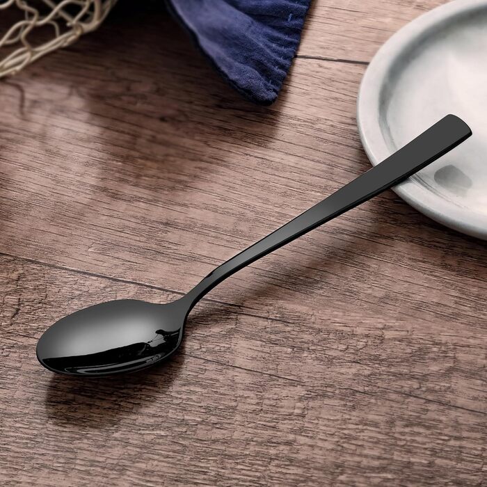Набір десертних ложок 15,3 см, 6 предметів, чорний Leipzig Otto Koning