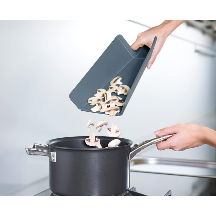 Складна обробна дошка Joseph Joseph Chop2Pot Plus з ручкою - (Синя, маленька - Упаковка з 2 шт. )