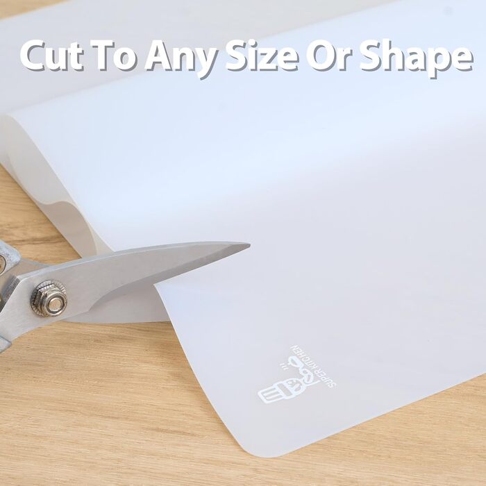 Антипригарний килимок для випічки 60 x 40 см прозорий SUPER KITCHEN