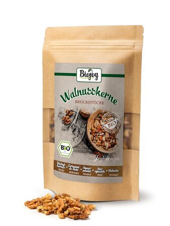 Ядра волоських горіхів очищені від шкаралупи 250 г Biojoy