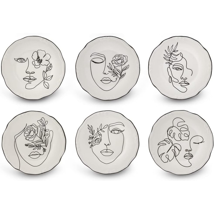 Набір тарілок для торта на 6 персон, 6 предметів KARACA