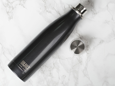 Бутылка металлическая Built Char Gray, с двойными стенками, графитовая, 500 мл