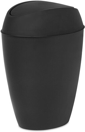 Кошик для сміття 9 л чорна Twirla Umbra