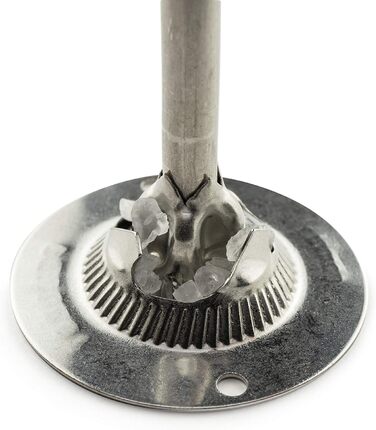 Електричний млин для перцю млин для солі Zeli 14 см в дуеті - З підсвічуванням - З чорним перцем кам'яною сіллю - 6 батарейок запасні лампочки - Вид з нержавіючої сталі (соляний млин)