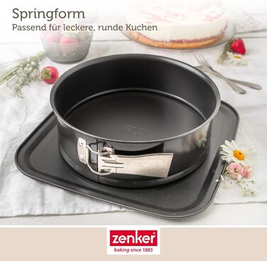 Форма для випікання з відповідною кришкою для прямого транспортування форма для випікання та транспортування (пружинна форма 24 см), 24 шт., 8