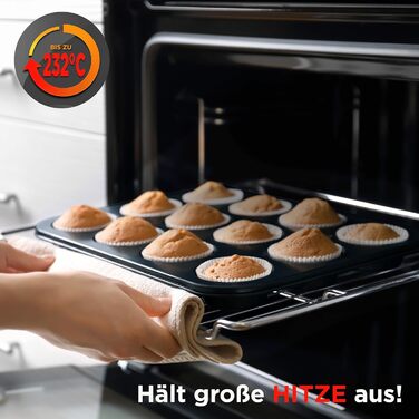 Набір листів для випікання із 6 предметів з антипригарним покриттям NutriChef