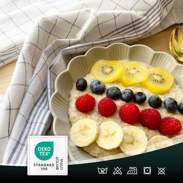 Набір кухонних рушників з 10 предметів 50 x 70 см, сірий ZOLLNER