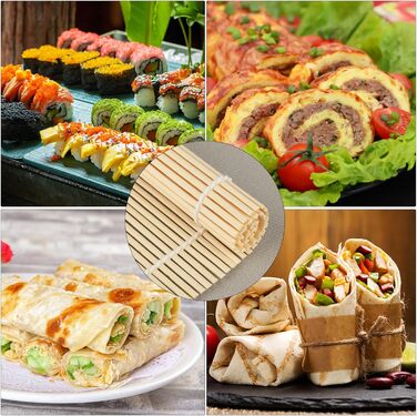 Килимок для суші 4 шт 24 x 24 см XIEJ