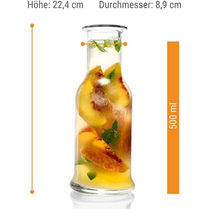 Набір із 6 графинів 500 мл, Purity Stölzle Lausitz