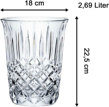 Келихи для шампанського та охолоджувач, святковий набір 5 предметів, Noblesse Nachtmann