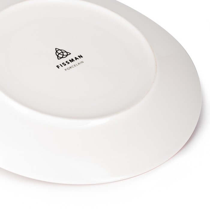 Набор Fissman из 4-х тарелок 20 см фарфор (14058)