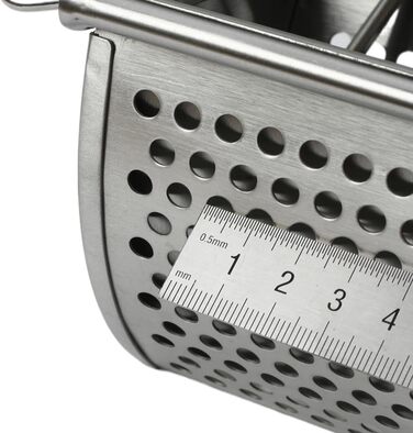 Картопляний товкачильник - Прес для шпецле - Професійний картопляний прес - Картопляний прес для картопляного пюре, фруктових соків, овочевого пюре, картопляної каші (картопляний прес з великим отвором)