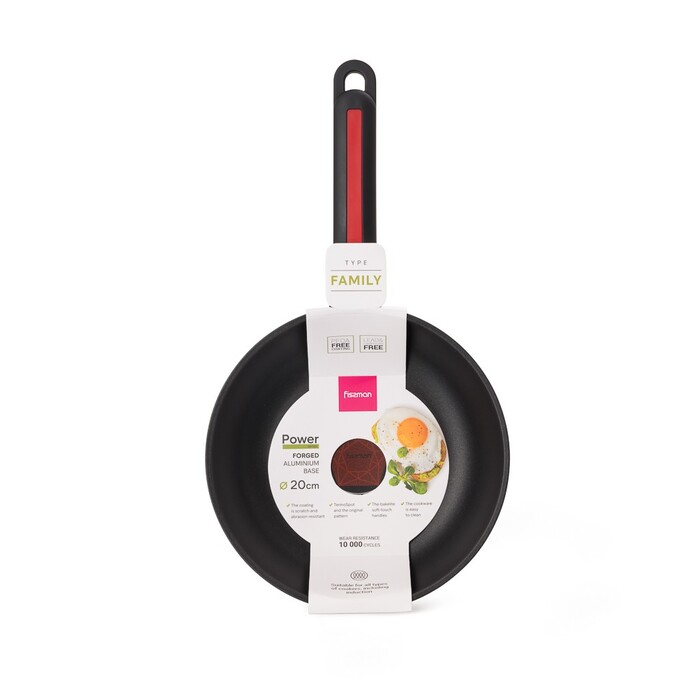 Сковорідка для смаження Fissman 20x5 см POWER алюміній з антипригарним покриттям (4830)