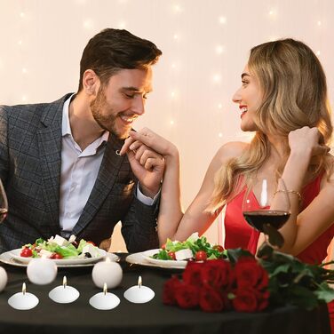 Набір із 30 плаваючих свічок білого кольору GOWTX