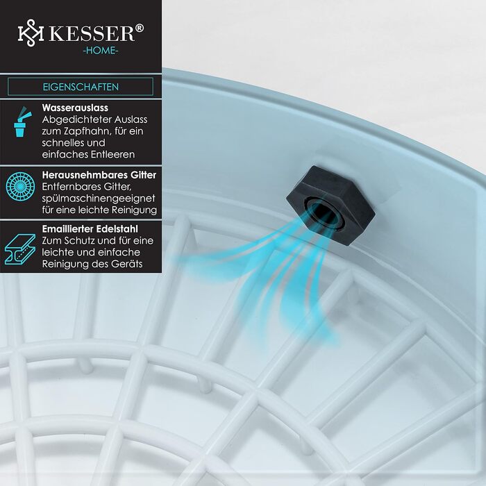 Консерватор 27 л 1800 Вт білий KESSER