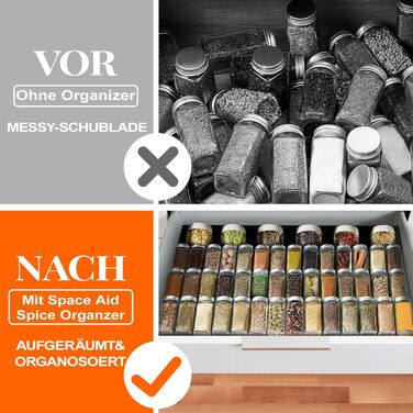 Органайзер для спецій на 24 предмети чорний Aonext