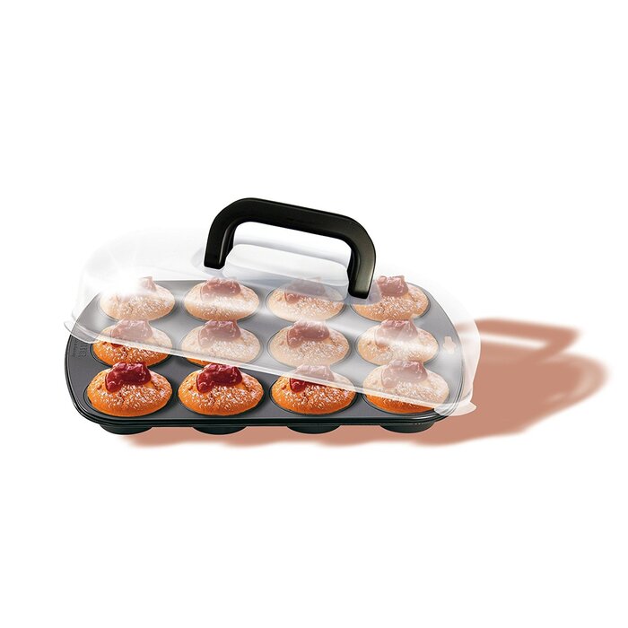 Форма для випічки маффінів з кришкою 38 x 27 cm Bake Take Kaiser